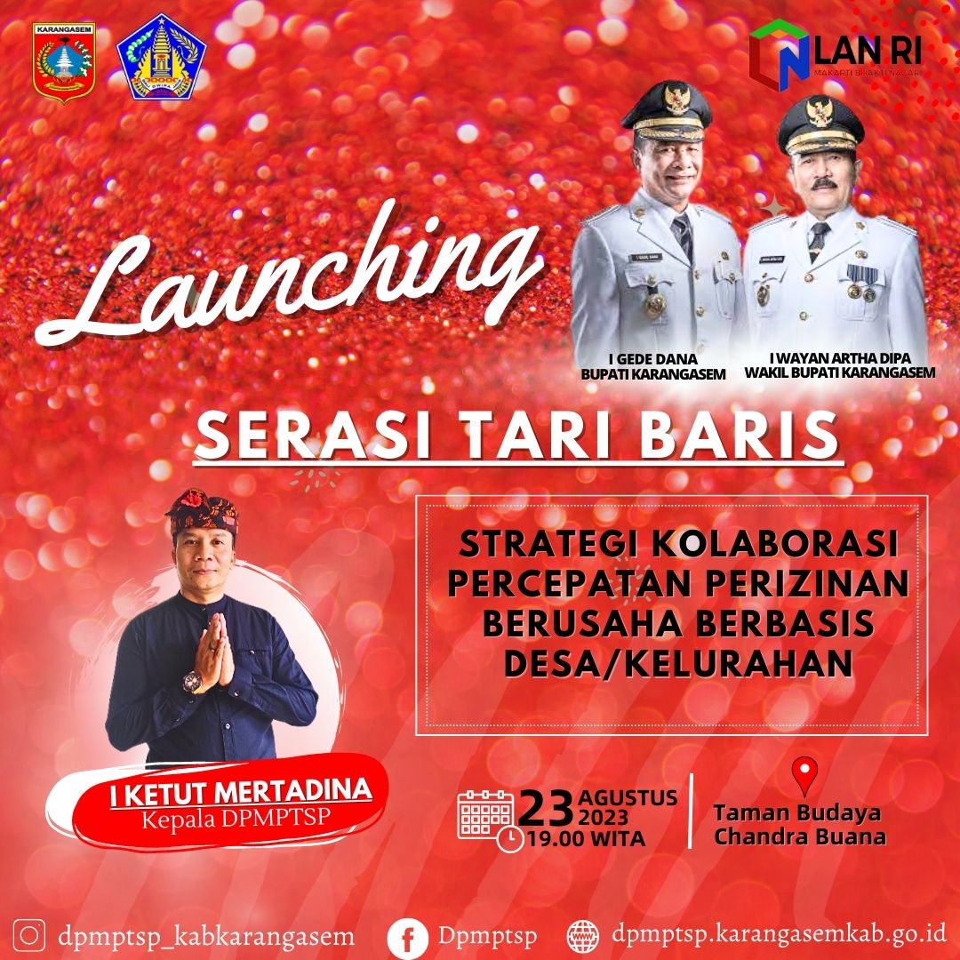 Launching SERASI TARI BARIS